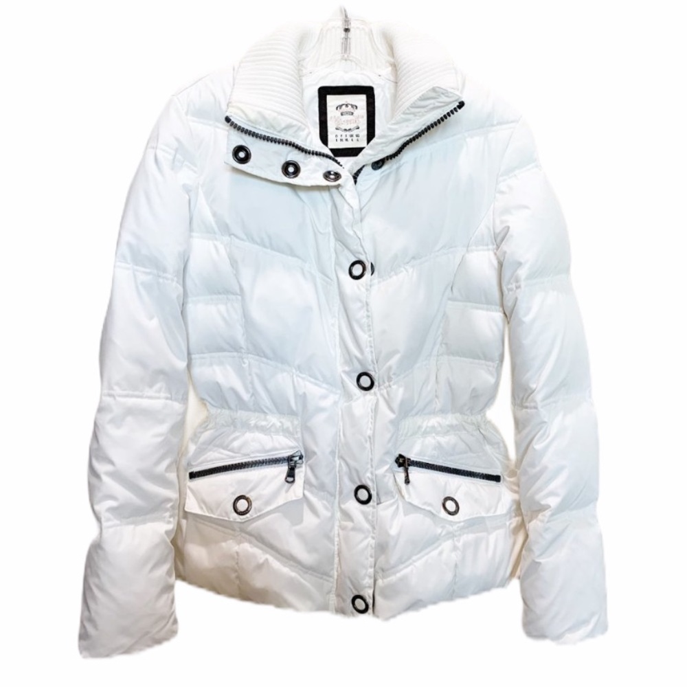 Esprit Off White Down/Feather Puffer Jacket